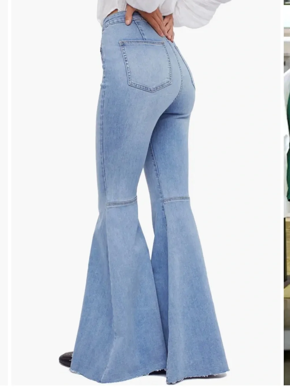 We the Free by Free People Just Float On High Waist Flare Jeans